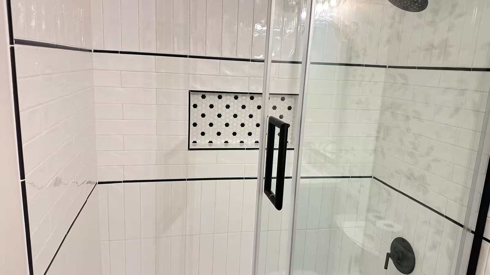 Bathroom, tub surround and floor in Arvada, CO