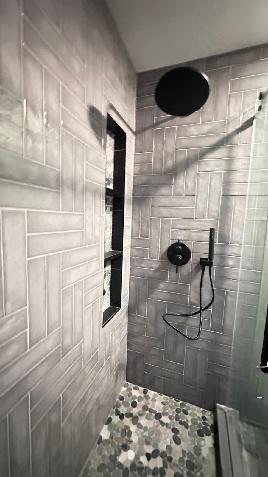 Full bathroom with walk-in shower in Aurora, CO