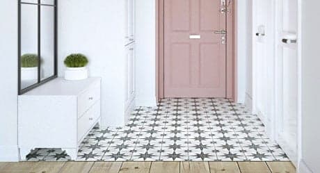 Hallway tile work