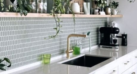 Kitchen tile work
